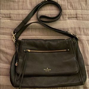 Kate Spade Black Pebble Leather Purse
